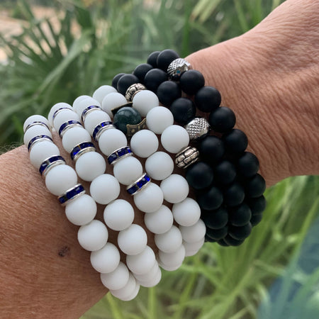 Bracelet quartz fumé naturel contre les addictions et les dépendances