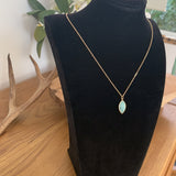 Natural amazonite necklace