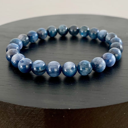 Bracelet en Larimar naturel, la pierre de l'Atlantide