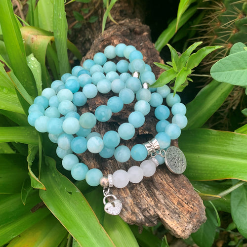 Natural amazonite bracelet