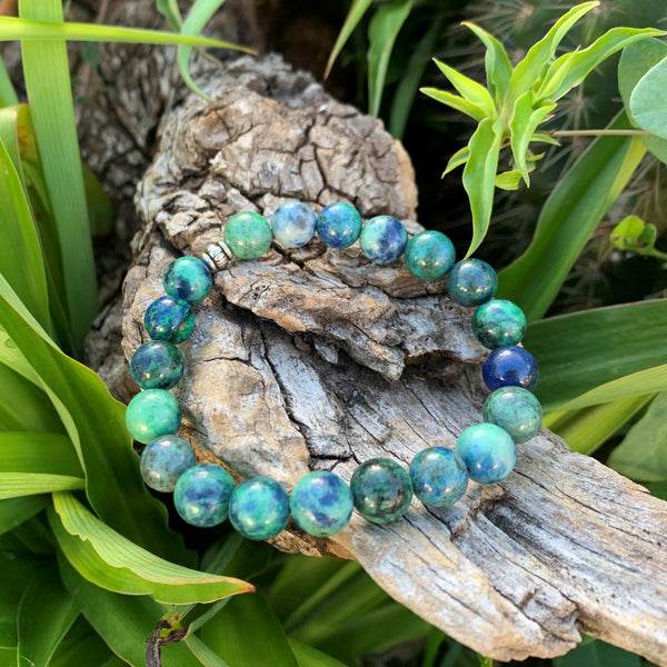 Bracelet chrysocolle, un talisman pour les musiciens