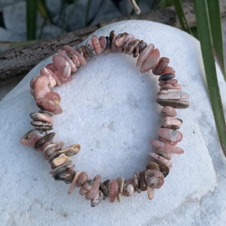 Bracelet en larimar naturel, bracelet baroque, une pierre féminine