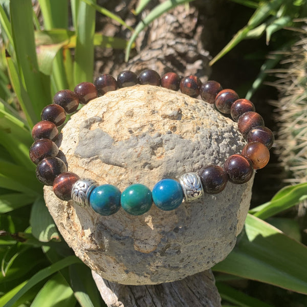 Bull's eye bracelet, men's bracelet