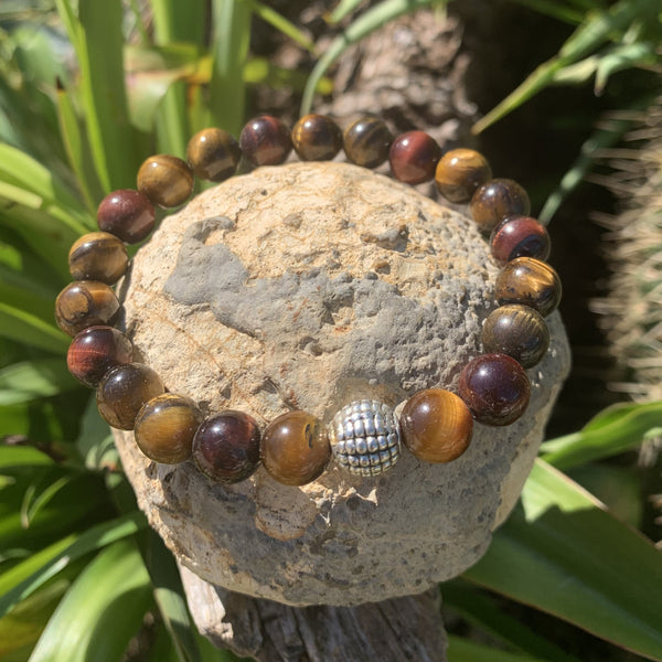 Bull's eye bracelet, men's bracelet