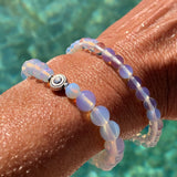 Bracelet opaline, bracelet femme