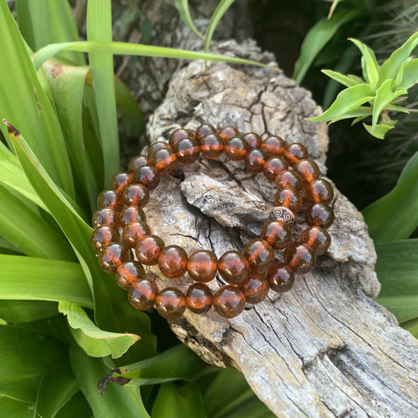 Bracelet mère fille, ensemble de bracelets assortis en pierre ambre