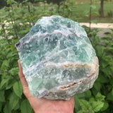 Large Raw Rainbow Fluorite from Brazil, 4kg 200g Natural Fluorite! rare coin