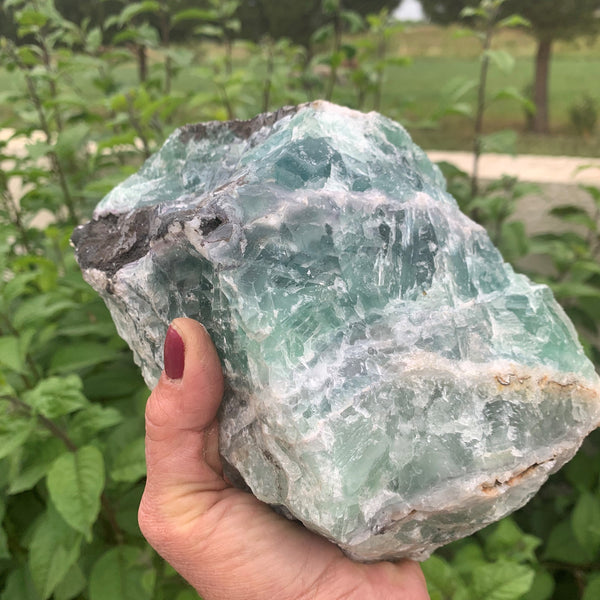 Large Raw Rainbow Fluorite from Brazil, 4kg 200g Natural Fluorite! rare coin