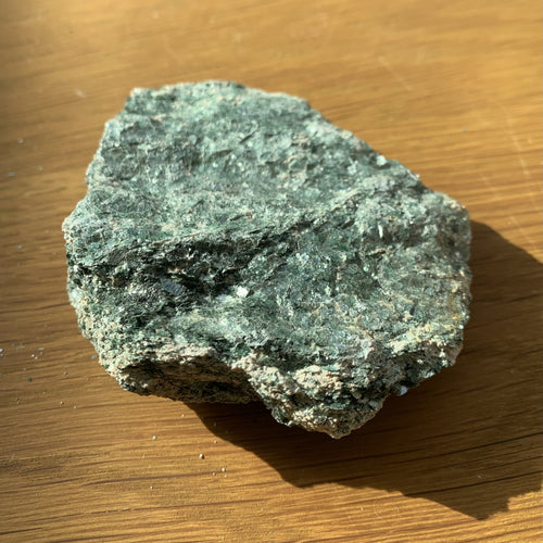 Extra quality raw green fuchsite from Brazil, fairy crystal