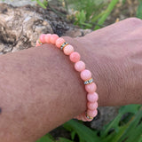 Bracelet rhodochrosite 6mm 