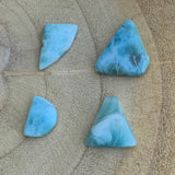 Cabochon de larimar de République Dominicaine, qualité extra