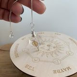 Pendule merkaba, Pendule Reiki Cho-Ku-Rei en cristal, pendule divinatoire