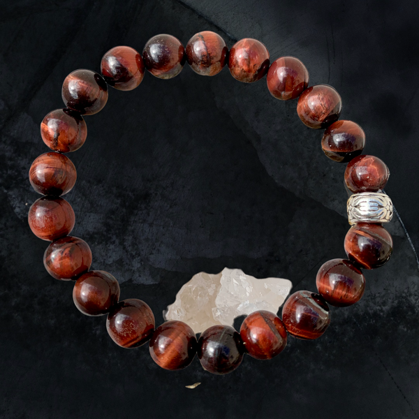 Bull's eye bracelet, men's bracelet