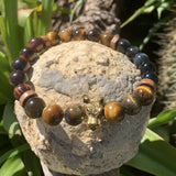 Bull's eye bracelet, men's bracelet