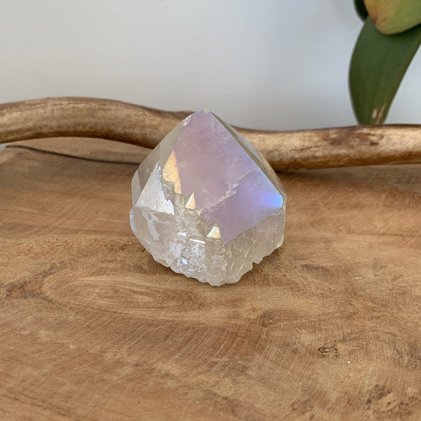 Aqua aura angel, Cristal de quartz Aqua Aura brut