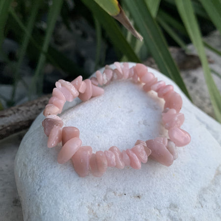 Rose quartz bracelet, symbol of love