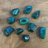 Malachite naturelle en pierres roulées de qualité A+ 