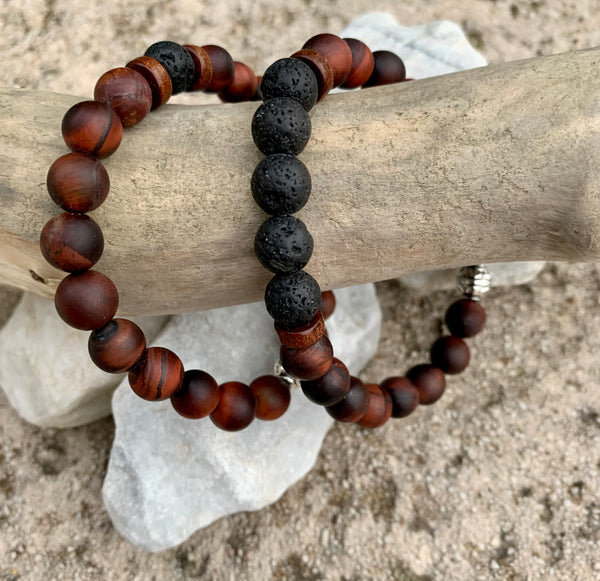 Bull's eye bracelet, men's bracelet