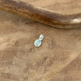 opale véritable, collier opale délicate d'Australie