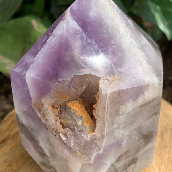 Natural Chevron Amethyst Point 727g