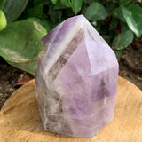 Natural Chevron Amethyst Point 727g